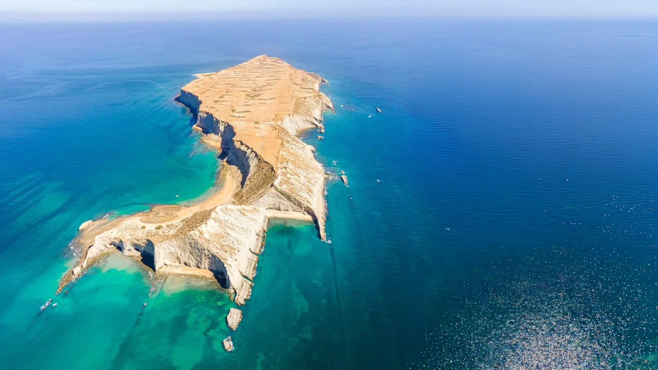 Open water on the Karachi coast, Pakistan